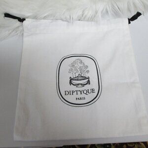 Diptyque Paris White Drawstring Protective bag Collectors